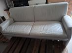 Lederen 2 zits bank en zetel, Huis en Inrichting, Banken | Bankstellen, Ophalen of Verzenden, Gebruikt, 75 tot 100 cm, 200 tot 250 cm