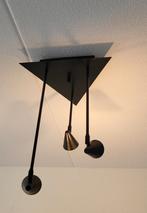 Plafondlamp Halogeen 3-spots, Ophalen, Gebruikt, Metaal, Minimalistisch, postmodern met strakke lijnen