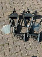 Gietijzeren buitenlamp, Ophalen, Gebruikt, Wandlamp, Netvoeding