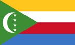 Comoren vlag 90 x 150 cm afrikaanse vlaggen, Diversen, Vlaggen en Wimpels, Nieuw, Verzenden