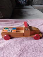 Vintage Nooitgedacht blokkenwagen, Ophalen of Verzenden, Gebruikt