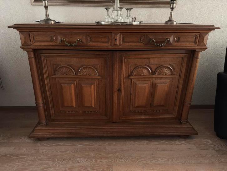 Massief Eiken Kussenkast, Antiek en Kunst, Antiek | Meubels | Kasten, Ophalen