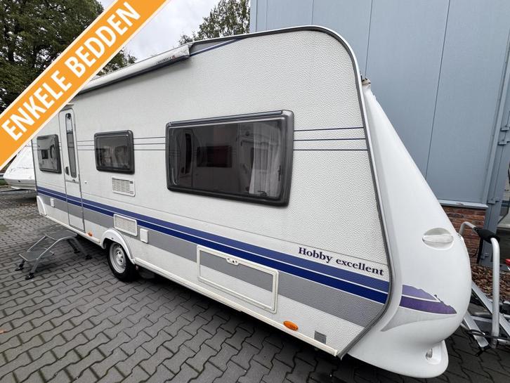 Hobby Excellent 540 UL / voortent / mover / luifel, Caravans en Kamperen, Caravans, Bedrijf, tot en met 4, 1000 - 1250 kg, Rondzit