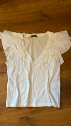 Shirt wit mt s Zara roezel tegen elk aannemelijk bod, Maat 38/40 (M), Wit, Ophalen of Verzenden, Zo goed als nieuw