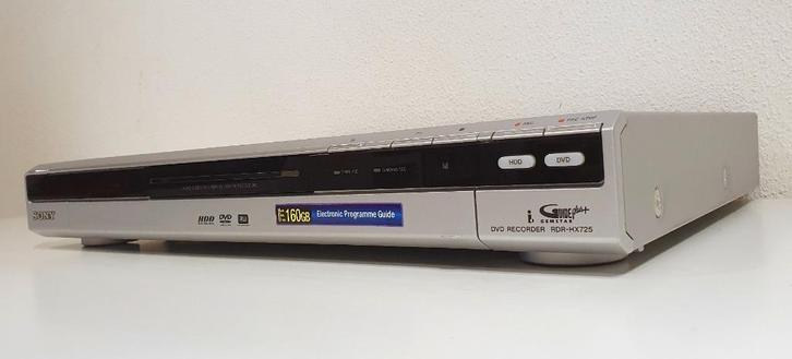 DVD/HDD Recorder - Sony RDR-HX725, Audio, Tv en Foto, Dvd-spelers, Gebruikt, Dvd-recorder, Sony, Met harddisk, Ophalen of Verzenden