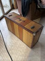 Oude franse, bracante, vintage hutkoffer, Ophalen, Zo goed als nieuw, Minder dan 50 cm