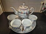 Chinees Theeservies Wan Shou Wu Jiang Jingdezhen, Antiek en Kunst, Ophalen of Verzenden