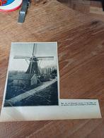 Knipsel korenmolen Waardenburg 1931, Verzamelen, Ophalen of Verzenden, 1920 tot 1940, Knipsel(s)