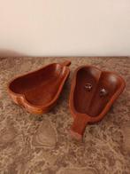 Vintage schaaltjes, Ophalen of Verzenden, Zo goed als nieuw, Rond, Hout