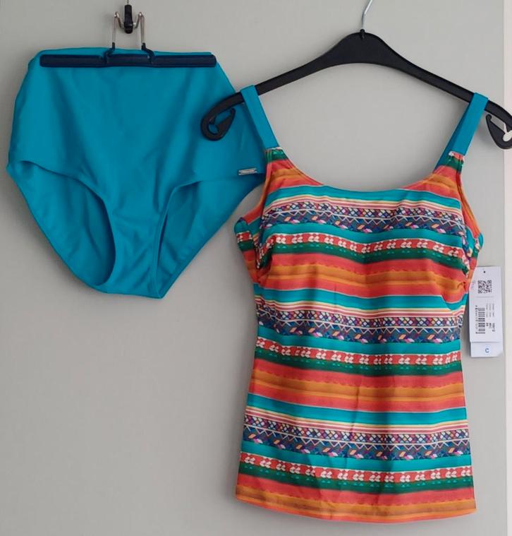 Tankini, mt 46 cup C, merk Sunmarin, nieuw, Kleding | Dames, Badmode en Zwemkleding, Nieuw, Overige typen, Blauw, Ophalen of Verzenden