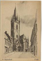 VENLO  r.k. kerk  in oorlog verwoest met granate/ storm 025, Verzenden, 1940 tot 1960, Ongelopen, Limburg