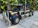Tamiya King Hauler blauw metalic zeer netjes, Hobby en Vrije tijd, Ophalen of Verzenden, Zo goed als nieuw, Elektro, Auto offroad