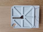 Mooie wit porseleinen borden met glashouder, Huis en Inrichting, Keuken | Servies, Ophalen, Nieuw, Bord(en), Overige stijlen