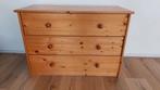 Houten ladekast met 3 lades, Huis en Inrichting, Ophalen, Gebruikt, 50 tot 100 cm, Landelijk