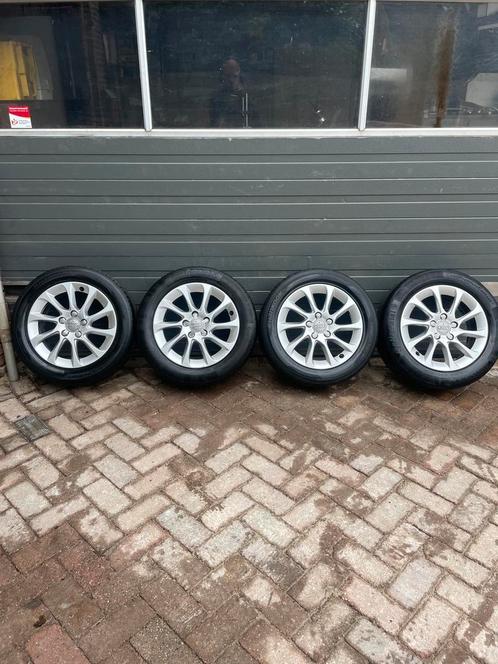 Nette set originele 16” Audi lichtmetalen velgen, Auto-onderdelen, Banden en Velgen, Zomerbanden, 16 inch, 205 mm, Ophalen