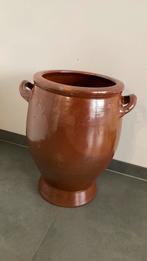 Zeer grote hoge bruine Keulse pot, zuurkoolpot, Antiek en Kunst, Antiek | Keramiek en Aardewerk, Ophalen