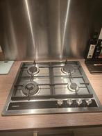 Inbouw gasfornuis, Witgoed en Apparatuur, Fornuizen, Ophalen, Minder dan 85 cm, 4 kookzones, Zo goed als nieuw