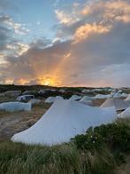 Te huur 4-persoons tent op Vlieland, ook weekend hemelvaart, Gebruikt