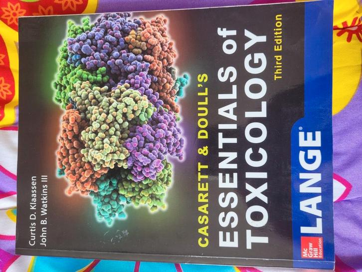 Essentials of toxicology 3 edition, Boeken, Studieboeken en Cursussen, Zo goed als nieuw, HBO, Beta, Ophalen of Verzenden