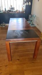 Leolux Verstelbare eettafel! Gerenommeerd Nederlands merk!, Ophalen, 50 tot 100 cm, Zo goed als nieuw, Vijf personen of meer