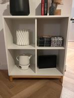 Ikea Eket kast met 4 vakken & houten poten, Ophalen, Met plank(en), 50 tot 100 cm, Zo goed als nieuw