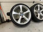 19inch BMW Style 230 Breedset Velgen Nwe Banden 5x120 E90 F3, 19 inch, Gebruikt, Banden en Velgen, Ophalen of Verzenden