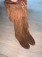 Minnetonka Hoge Laarzen Franjes Mt 38, Kleding | Dames, Schoenen, Hoge laarzen, Bruin, Ophalen of Verzenden, Zo goed als nieuw