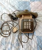 Vintage Franse telefoon met druktoetsen, Telecommunicatie, Vaste telefoons | Niet Draadloos, Ophalen of Verzenden