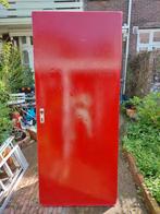 Oude rode deur, 86x202cm, ook te gebruiken als plaat, Doe-het-zelf en Verbouw, Platen en Panelen, Overige materialen, Gebruikt