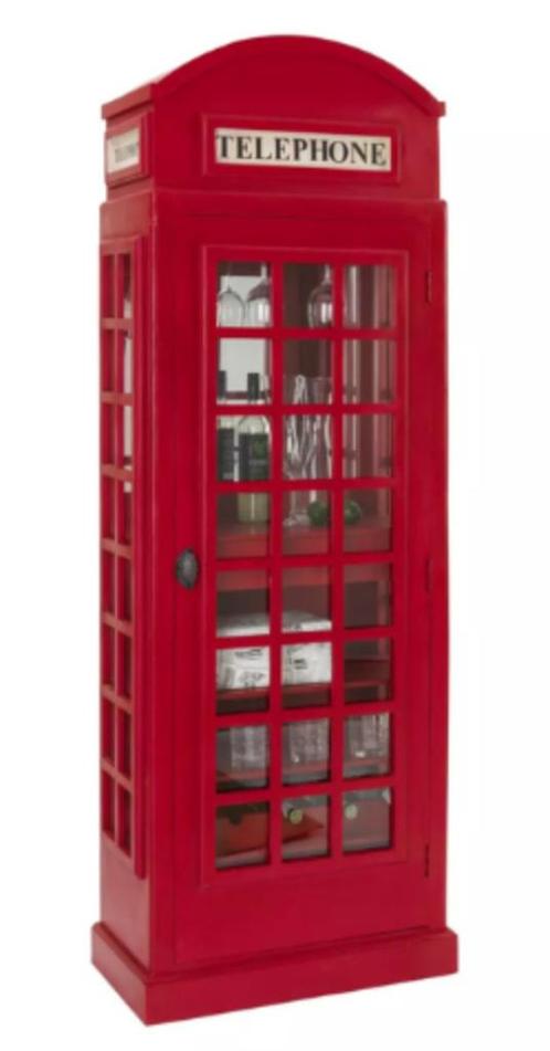 Telefooncel Bar/ Drankkast London, Huis en Inrichting, Woonaccessoires | Overige, Nieuw, Ophalen of Verzenden