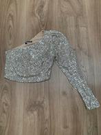 Most Wanted One Shoulder Top - Goud, Maat S, Kleding | Dames, Tops, Geel, Ophalen of Verzenden, Zo goed als nieuw, Lange mouw