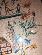 Mooi oud borduursel van Denemarken !!! MOET WEG !!!!, Antiek en Kunst, Curiosa en Brocante, Ophalen of Verzenden