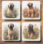 Briard Lente onderzetters met houder, Ophalen of Verzenden, Nieuw, Glas of Kopje