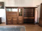 Klassiek eiken wandmeubel Meubelfabriek Oisterwijk, Huis en Inrichting, Kasten | Wandmeubels, Ophalen, 250 tot 300 cm, Gebruikt