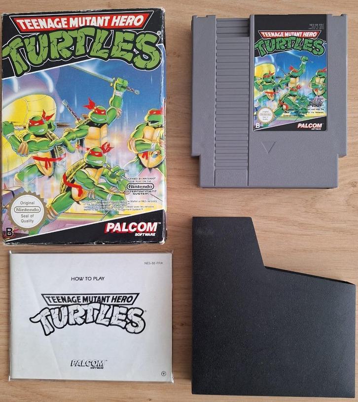 Turtles 1 (CIB) - NES, Spelcomputers en Games, Games | Nintendo NES, Zo goed als nieuw, Avontuur en Actie, 2 spelers, Vanaf 7 jaar