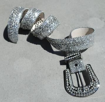 damesriem 196-5 / 110x3,8 cm in zilverkleur - nieuw beschikbaar voor biedingen