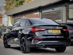 Audi A3 Limousine 30 TFSI AUT7 S-LINE EDITION 94D.KM! SPORT-, Auto's, Audi, Gebruikt, Zwart, Hybride Elektrisch/Benzine, 3 cilinders
