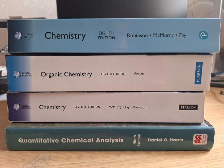 Scheikunde (HBO) studieboeken, Boeken, Studieboeken en Cursussen, WO, Beta, Ophalen of Verzenden