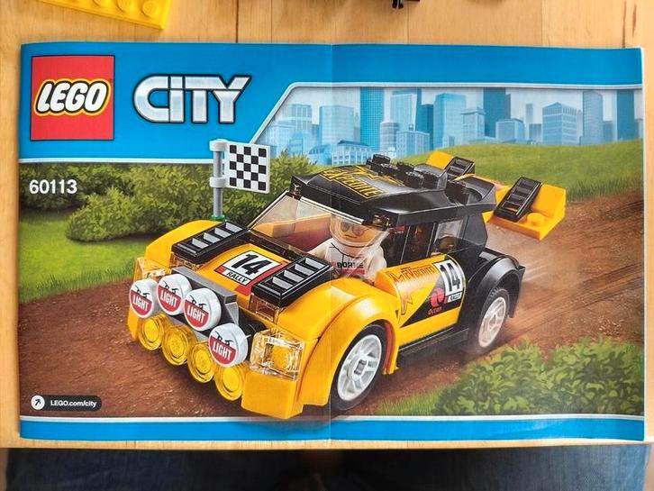 Lego City 60113 Rally Auto - Compleet, Kinderen en Baby's, Speelgoed | Duplo en Lego, Gebruikt, Lego, Complete set, Ophalen of Verzenden