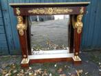 Antieke Trumeau Spiegel - Ca. 1840, Antiek en Kunst, Ophalen, Rechthoekig