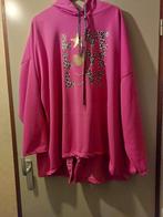 Mooi trui met afdruk in panter, Ophalen of Verzenden, Zo goed als nieuw, Maat 46/48 (XL) of groter, Roze