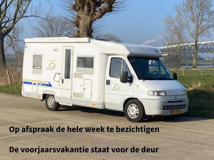 camper Bürstner Harmony T604, Caravans en Kamperen, Campers, Particulier, tot en met 4, Half-integraal, Bürstner, Fiat, Diesel