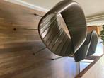 Zuco Little Perillo lederen design stoelen, Huis en Inrichting, Stoelen, Ophalen, Gebruikt, Bruin, Metaal