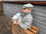 Kuifje met Bobby hoofd beeld / buste, Ophalen, Gebruikt, Mens