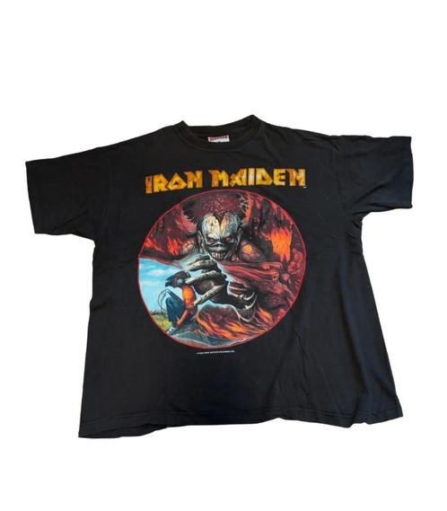 Vintage Iron Maiden T-Shirt featuring the iconic Virtual XI, Kleding | Heren, T-shirts, Zo goed als nieuw, Maat 56/58 (XL), Zwart
