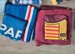 FC Barcelona en PSG dekbedovertrek 1 persoons 140 x 200cm, Ophalen, Overige kleuren, Dekbedovertrek, Zo goed als nieuw