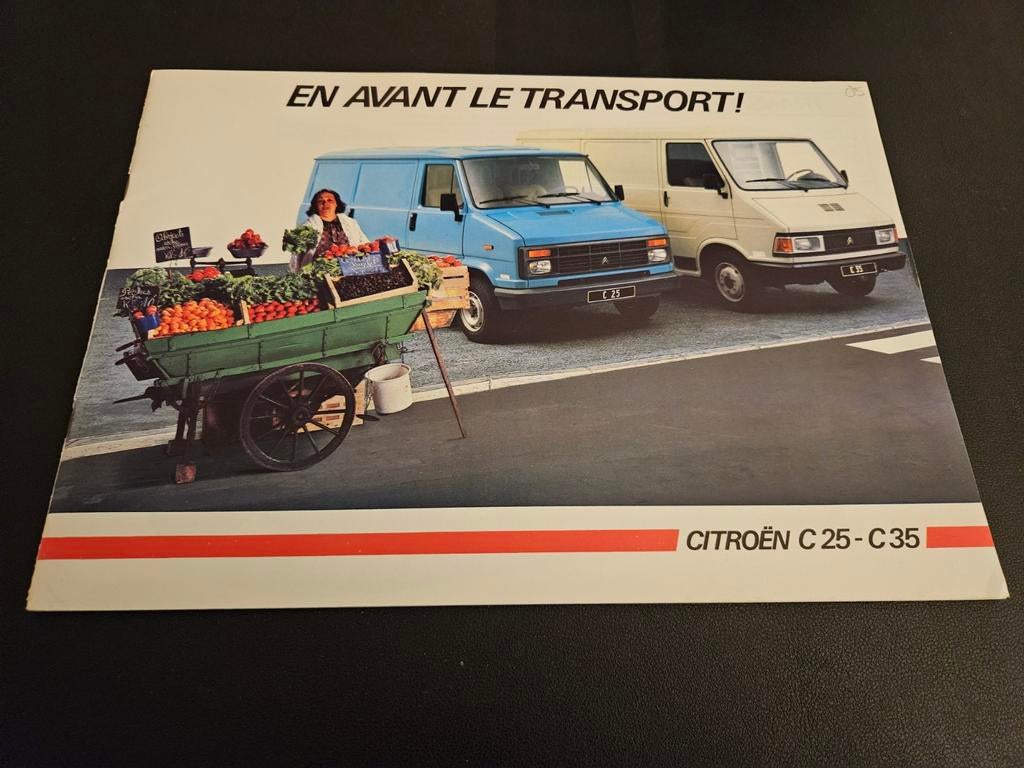 Brochure Citroën C25 & C35 1985 Frankrijk, Boeken, Auto's | Folders en Tijdschriften, Zo goed als nieuw, Citroën, Ophalen of Verzenden