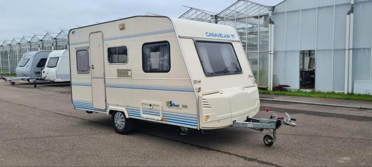 Caravelair Silver 395, Caravans en Kamperen, Caravans, Bedrijf, tot en met 4, 500 - 750 kg, Treinzit, Caravelair, tot 4 meter