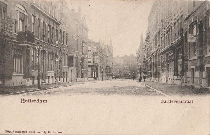 Rotterdam, Saftlevenstraat, Verzamelen, Ansichtkaarten | Nederland, Ongelopen, Zuid-Holland, Verzenden