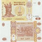 MOLDAVIE 2010 1 leu #8h UNC, Verzenden, Overige landen, Los biljet